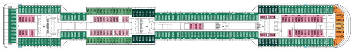 MSC Cruises, MSC Preziosa, Deck 10 - Tormalina.png